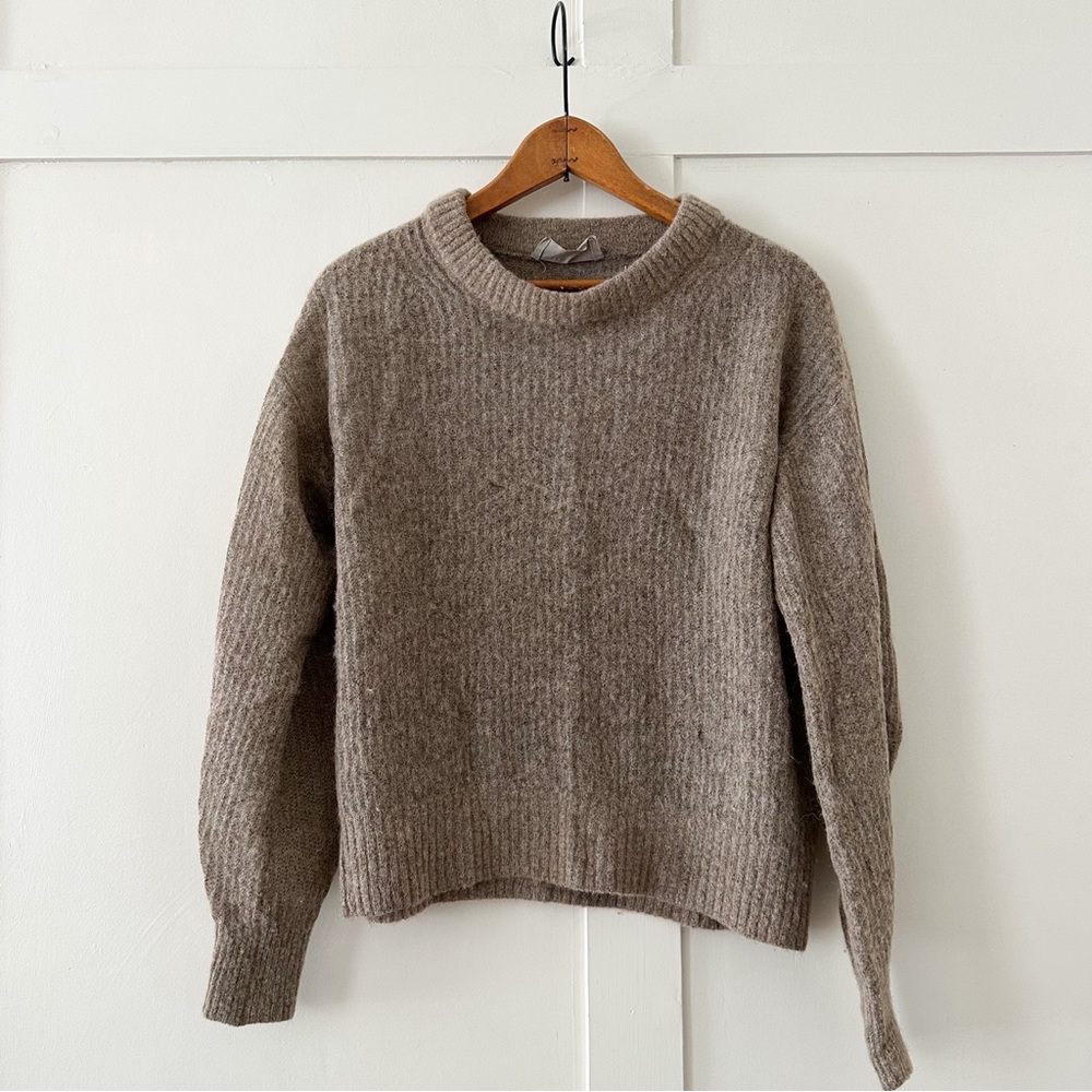 Everlane oversized alpaca sweater